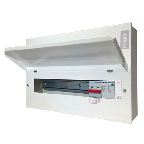 rcbkk-112|Hager RCBO Consumer Unit 12 Way .
